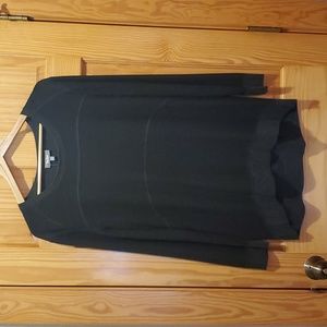 Tunic Sweater Dark Gray Size Large Neiman Marcus